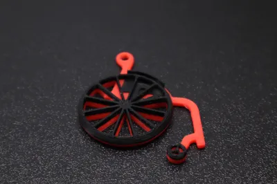 Wheelchair keychain