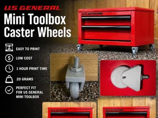 U.S General MIni ToolBox Casters