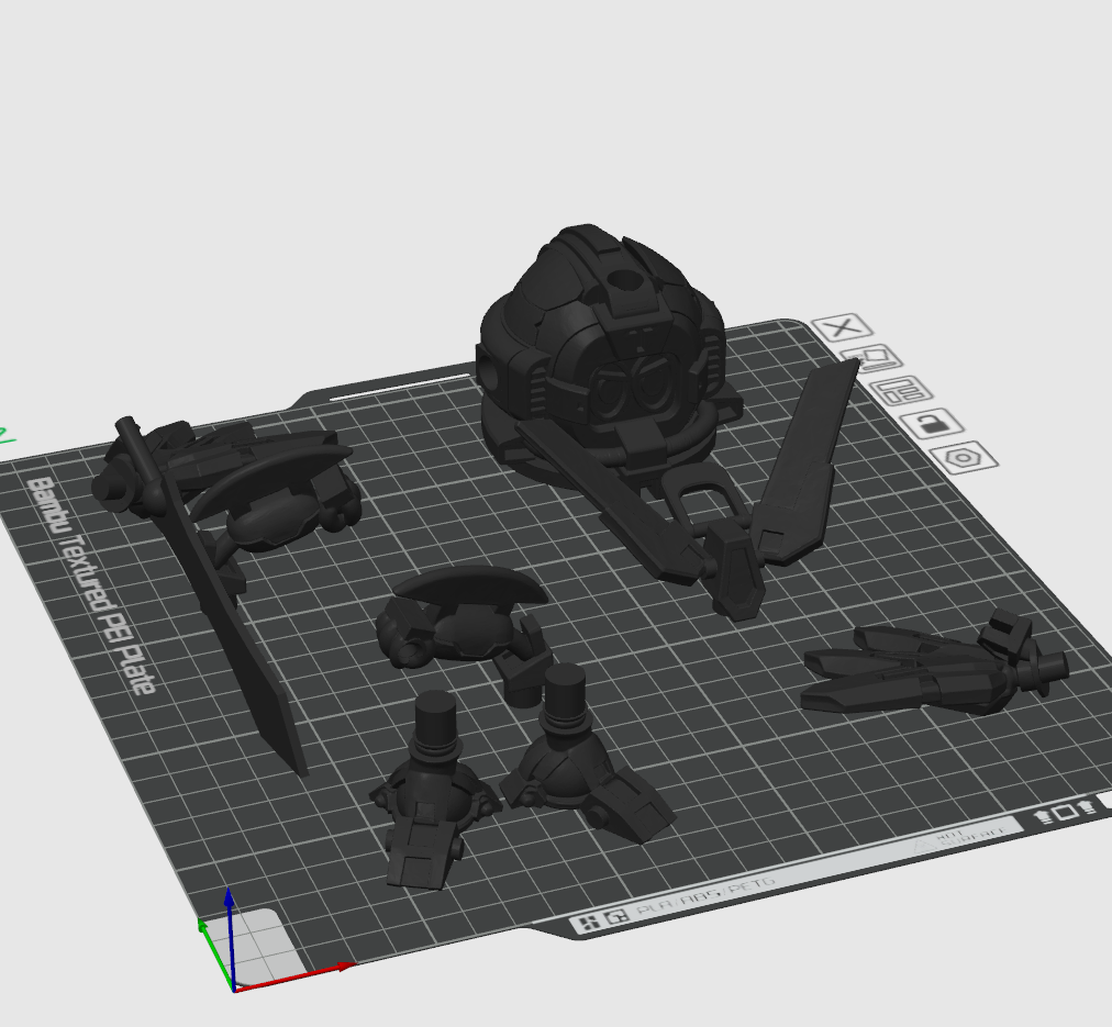 Miniatura 2 do modelo 3D 赛尔号-贾斯汀（分件打印）