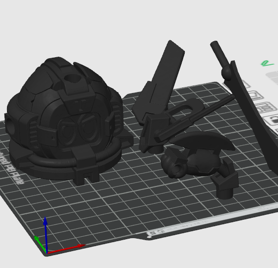 Miniatura 3 do modelo 3D 赛尔号-贾斯汀（分件打印）