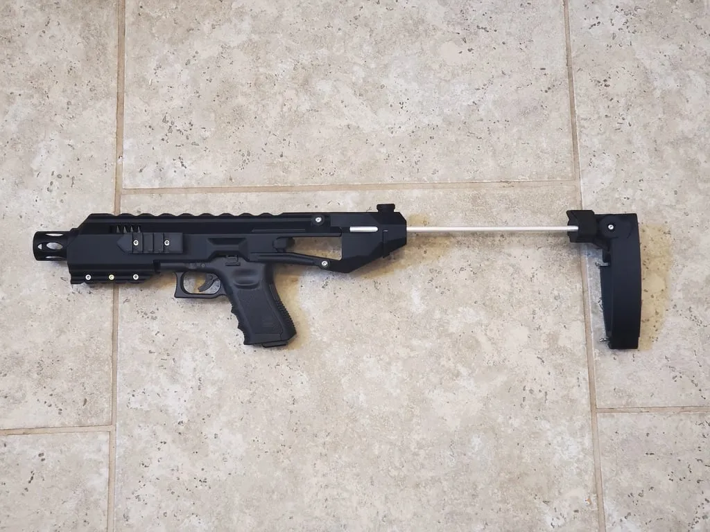 Maker Roni RONI V3 冲锋枪改装套件,适用于 G17、G19 和 G44 - 免费 3D 打印模型 - MakerWorld