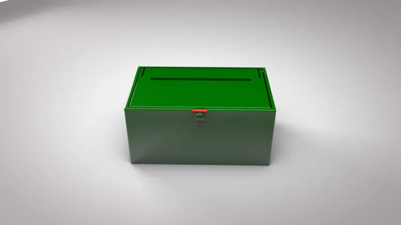 Versatile Storage Solution: Box with Lid and Note Slot