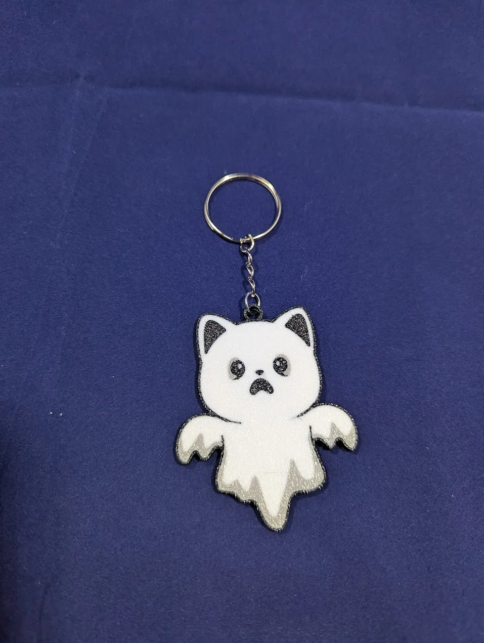 Ghost kitty keychain - Free Commercial Use - Free 3D Print Model ...