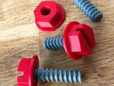 Screws and Nut compatible with Parkside Workbench