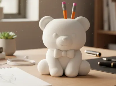 Pencil Case Teddy Bear