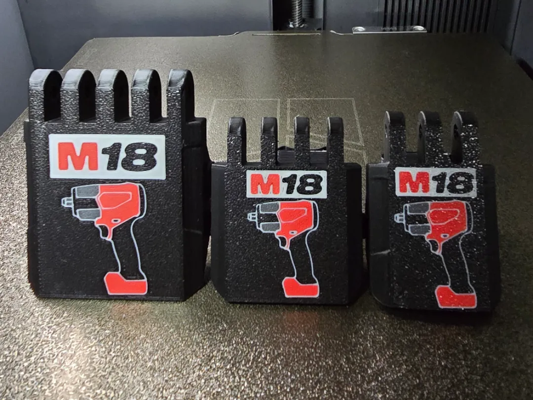 Layout For M18 Milwaukee Packout Tab M18 Impact Driver - Free 3D Print Model - MakerWorld