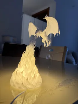 Accesorio de iluminación decorativa: Dragon Flame Lamp — vista de referencia 4