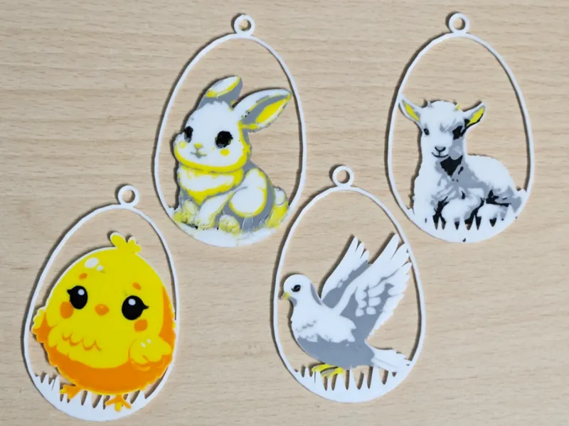 Easter Egg Critters – 3D Printed Animal Designs