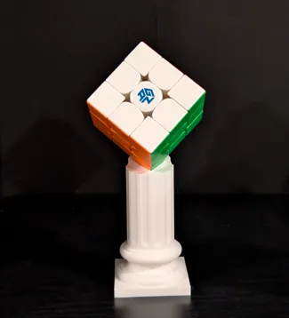 Broken Pillar Rubiks Cube Stand