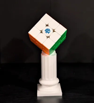 Broken Pillar Rubiks Cube Stand