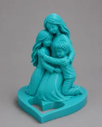 Mother Son and Daughter
