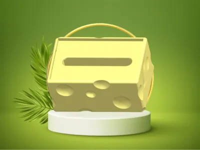 Cheese Tissue Box