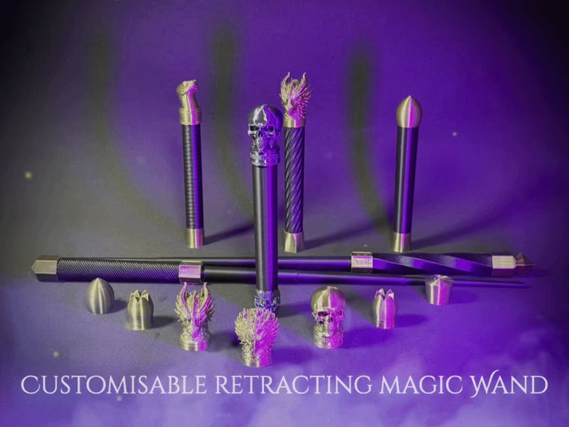 Customisable collapsing magic wand (harry potter)