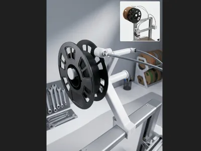 A1 & A2L Dual External Larger Spool Holder for 