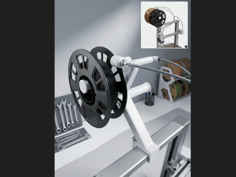 A1 & A2L Dual External Larger Spool Holder for 