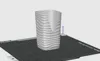 Large Cache Pot Sleeve Wavy Texture No Peep Hole