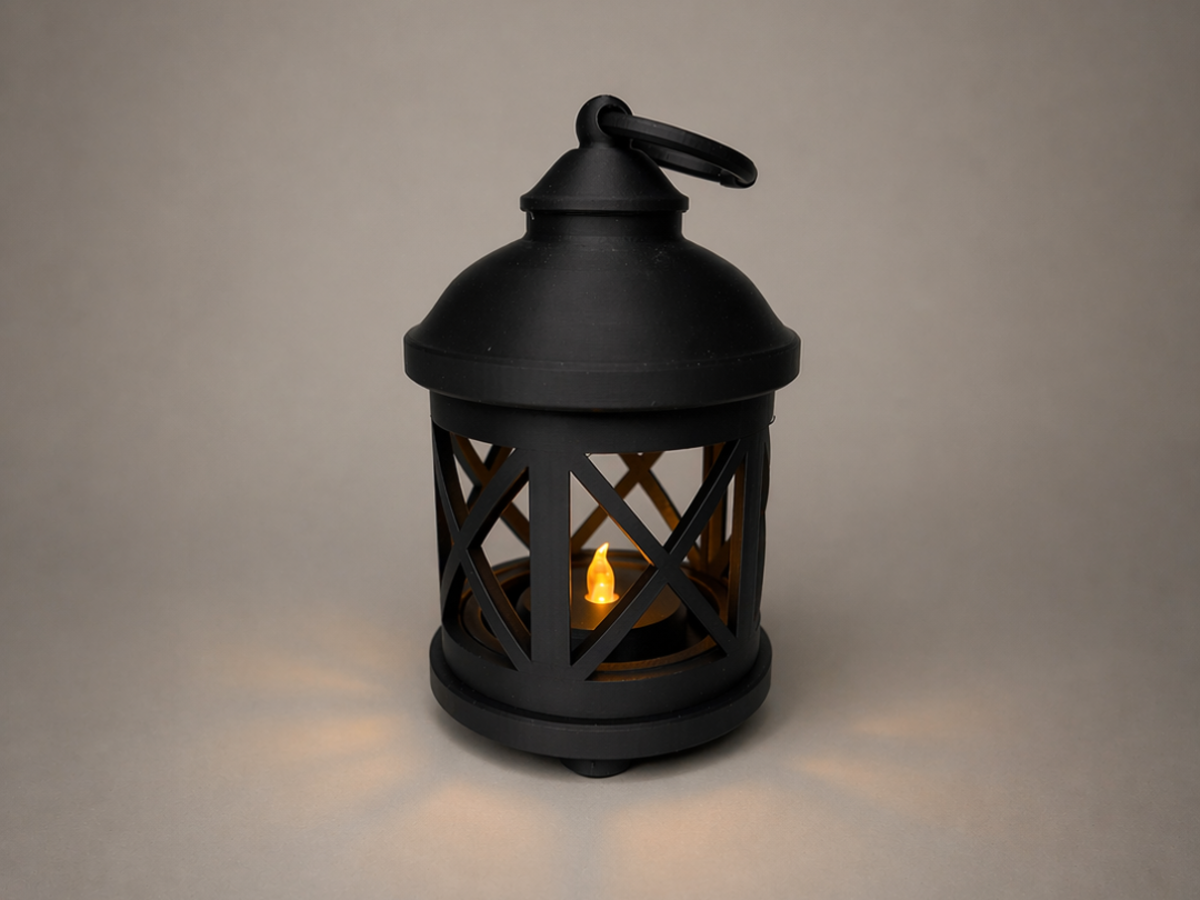 Laterne mit LED Teelicht 