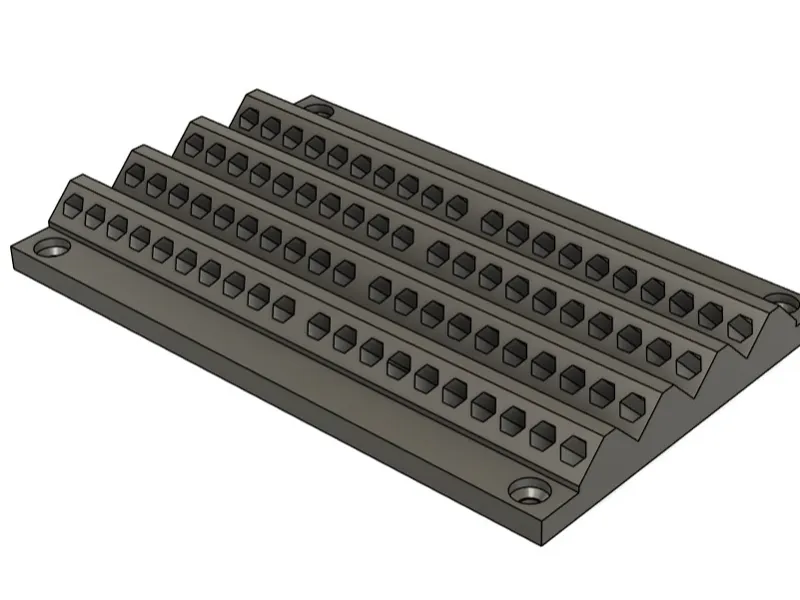 80psc Bit set wall mount holder