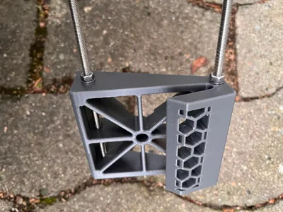 Ladder Protector Steel Sheet metal ladder protection by Holzarbeiter - MakerWorld