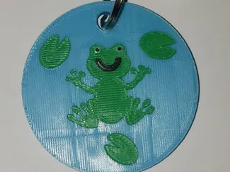 Frog keychain