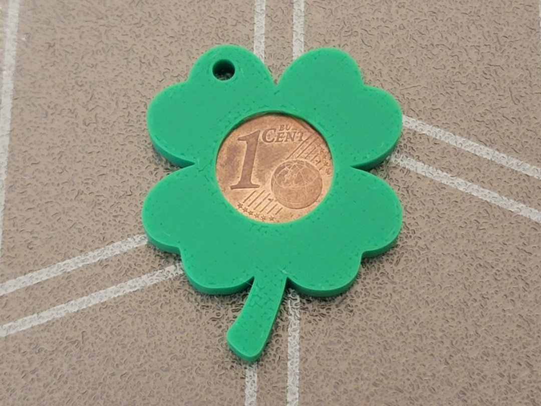Quadrifoglio Lucky Portachiavi (pausa inserita)