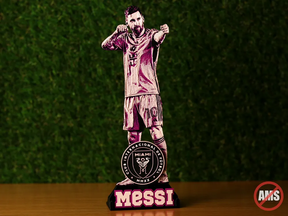 Lionel Messi - Inter Miami - Football Icons #019 - Free 3D Print Model ...