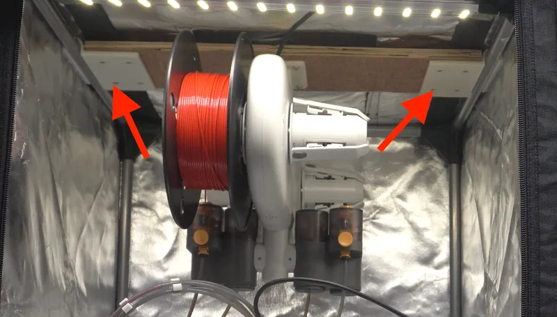 board hanging adapter for A1 mini in Creality chamber