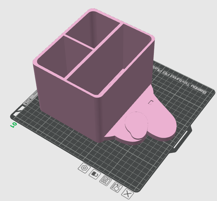 Miniatura 3 do modelo 3D 美乐蒂大容量收纳盒
