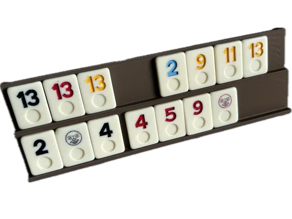 Porte-jetons pliable pour Rummikub voyage