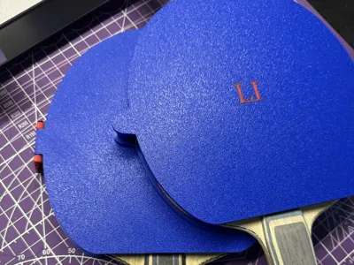 Table tennis racket rubber protective film