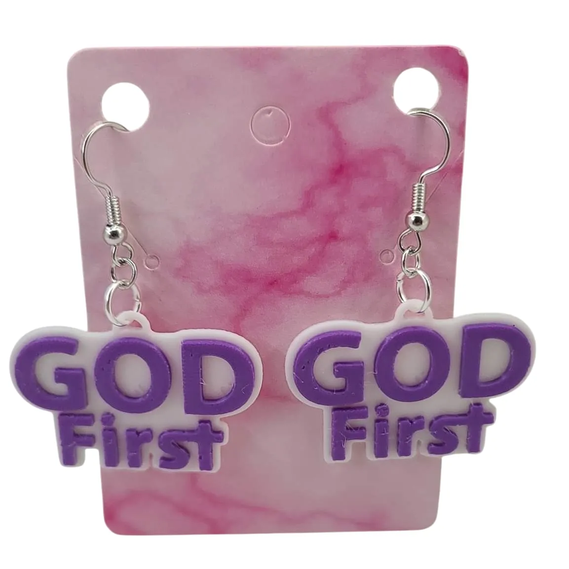 God First Earrings view 4