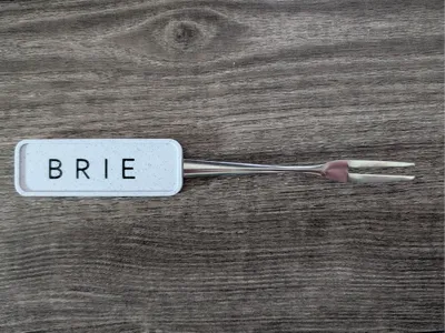 Cheese Labels with Fork Slot