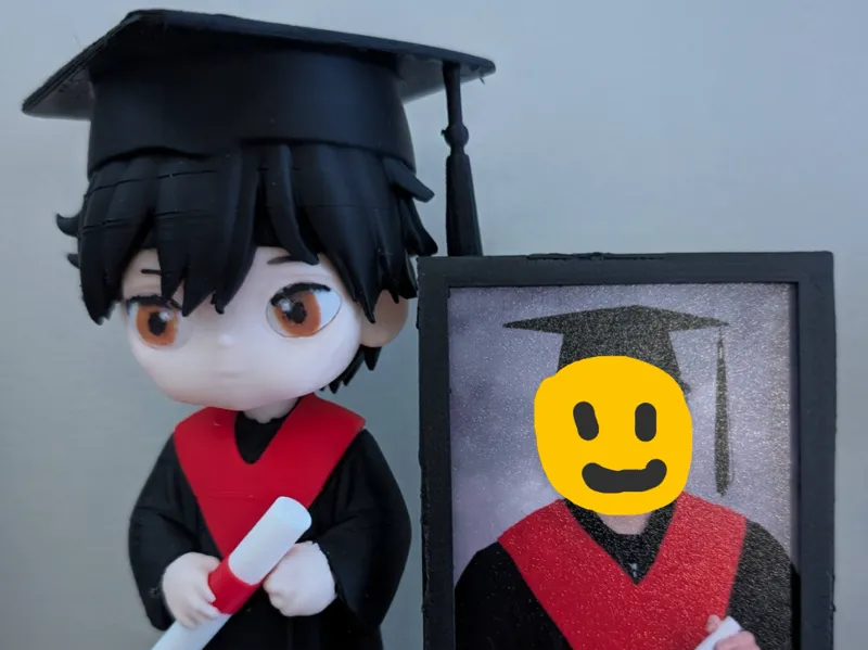 Class of 2025 Male Student Figure Picture Frame