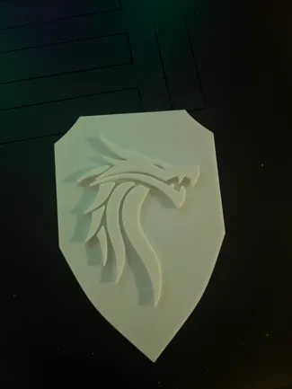Dragon Crest Decoration/Prop 114 x 76 x 5mm