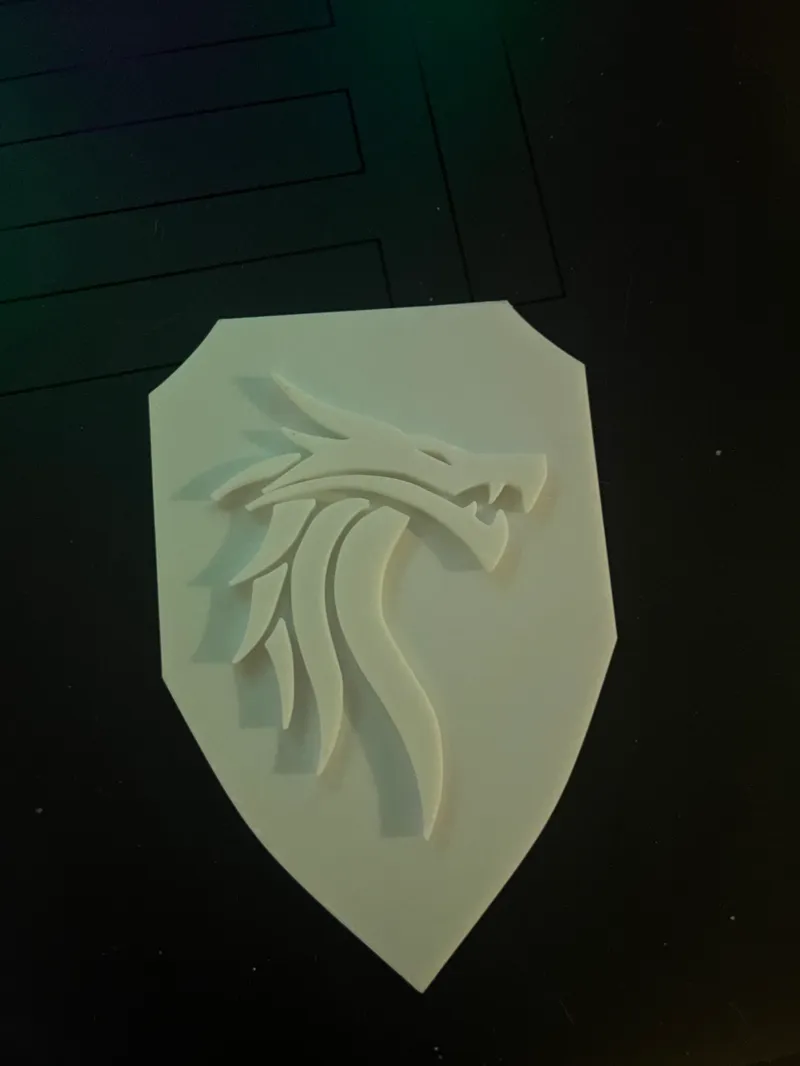 Dragon Crest Decoration/Prop 114 x 76 x 5mm