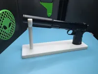 Regular 1911 Goat gun with silencer stand