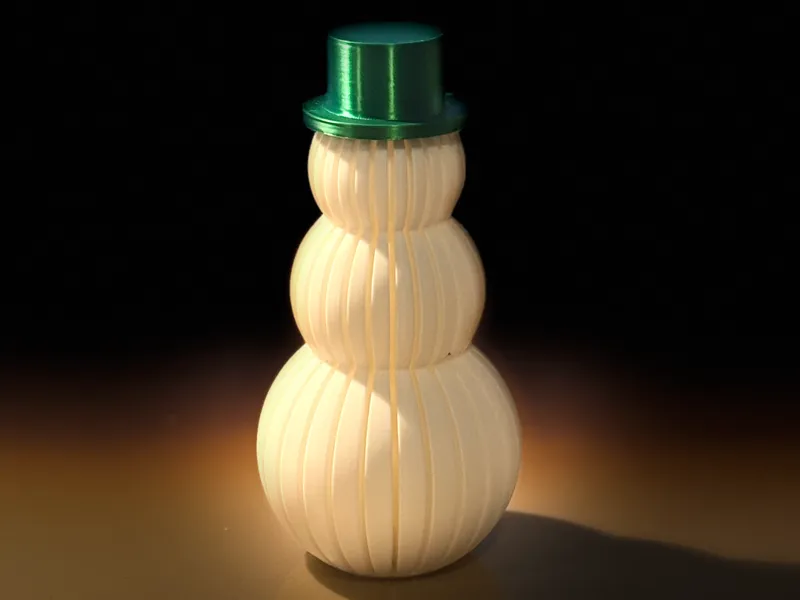 Modern Snowman Decor