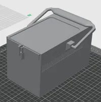 Top door only and carrying handle