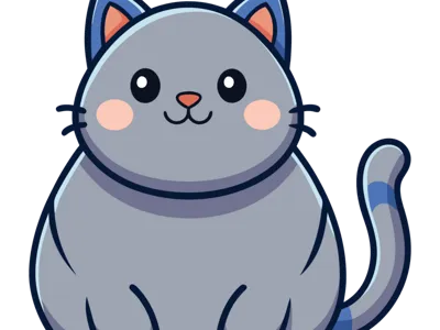 cute cat keychain