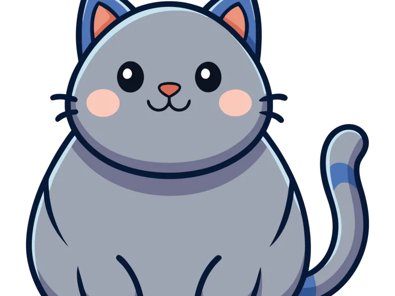 cute cat keychain