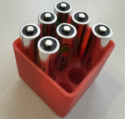 Gridfinity box for AAA battery