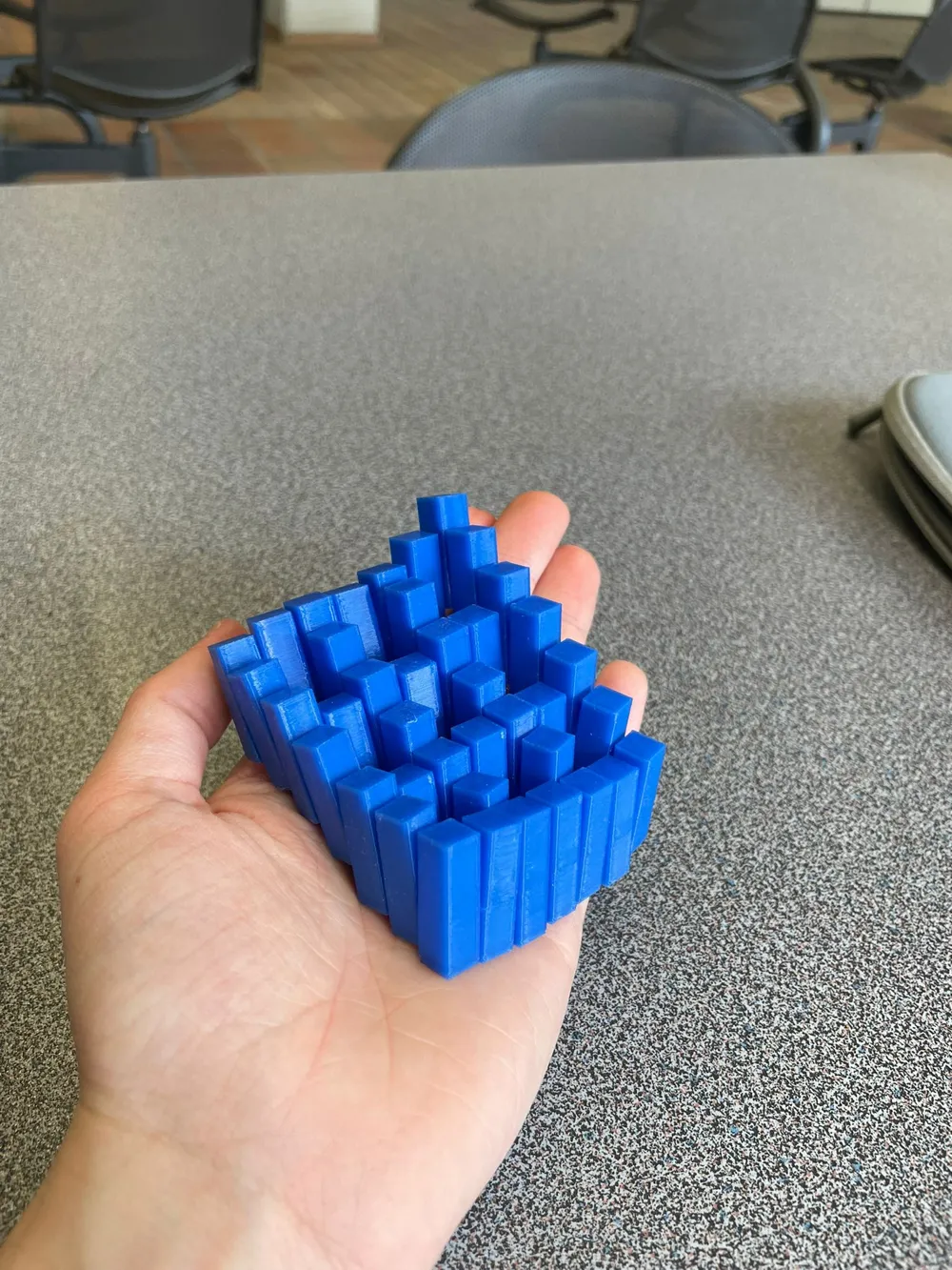 Pixel Rectangle Fidget Toy - Free 3D Print Model - MakerWorld
