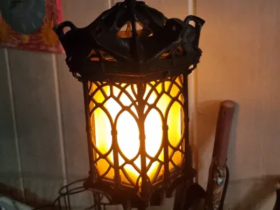 Gothic Lantern Flame Insert