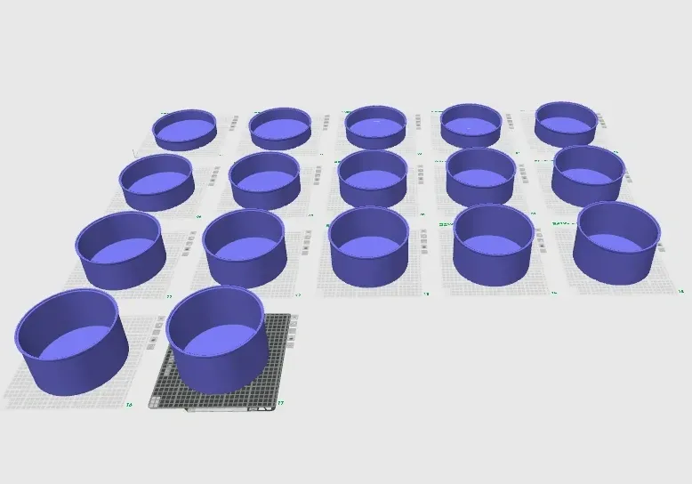 Stackable Storage Trays - Circular Storage Trays - Various Sizes by ...