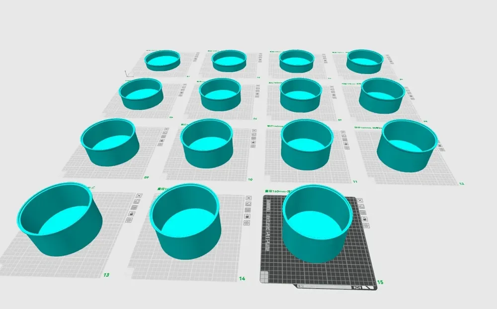 Stackable Storage Trays - Circular Storage Trays - Various Sizes by ...