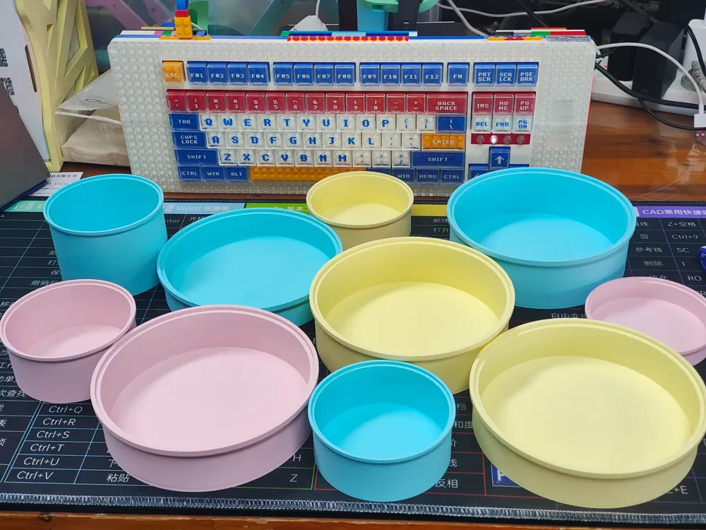 Stackable Storage Trays - Circular Storage Trays - Various Sizes by ...