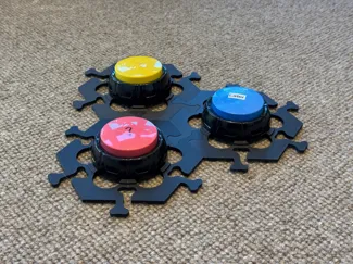 Hex Grid Holders for Kmart Pet Talking Buttons