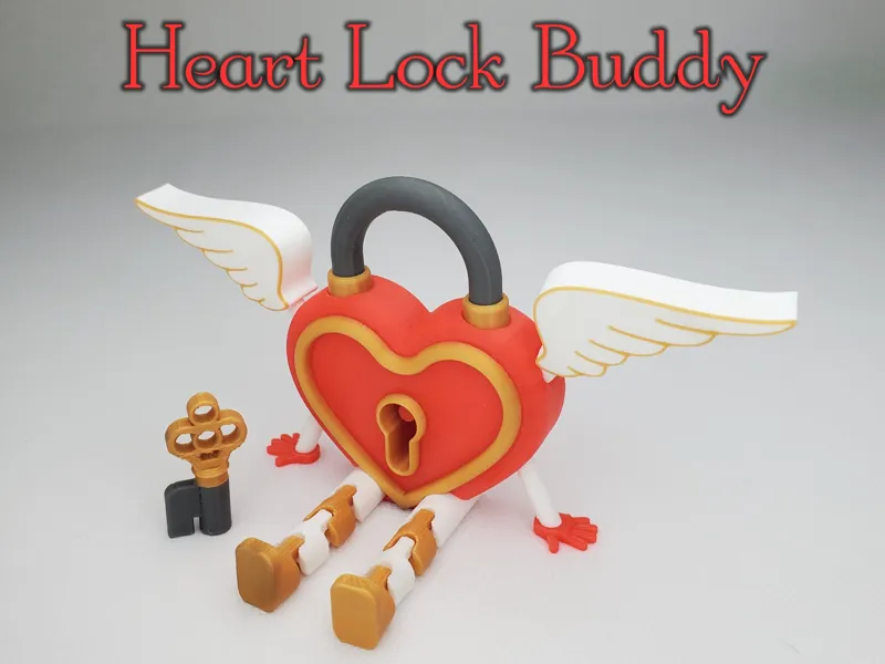 Valentine's Heart Lock Buddy