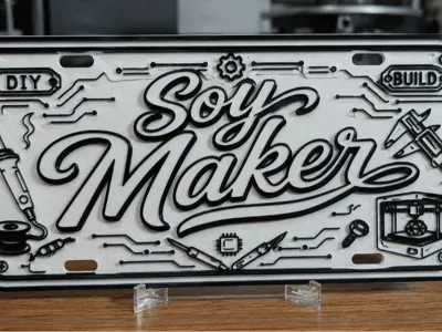 Soy Maker – Decorative License Plate