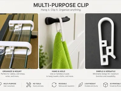 Office Organization Clip - Wires, Clothespin, Bags